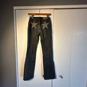 Black Jeans with Star Design